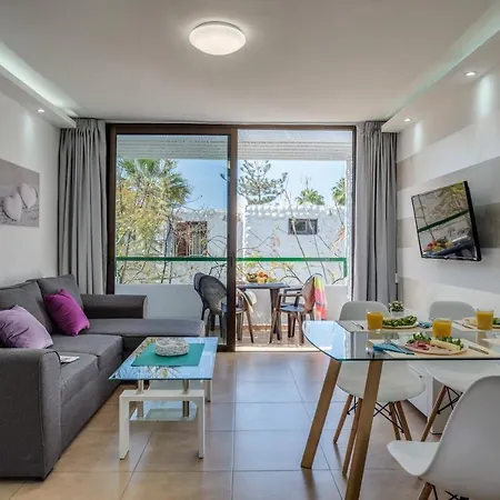 מלון דירות 304 First Floor Quite Bungalow Terrace & Pool פלאייה דה לאס אמריקס